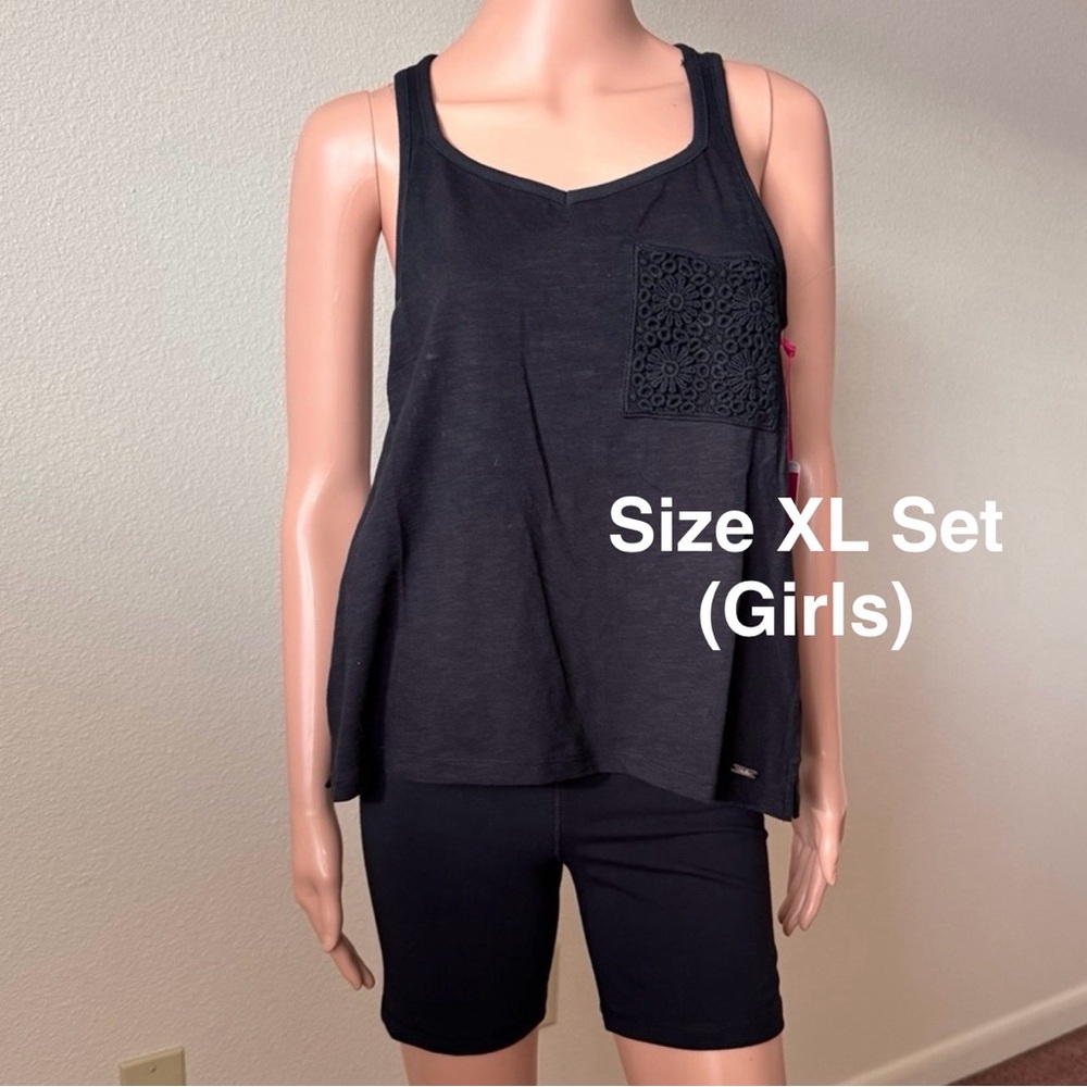 Justice Girls Jersey Tank & Short Set